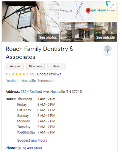 Roach family dentist GMB Screenshot