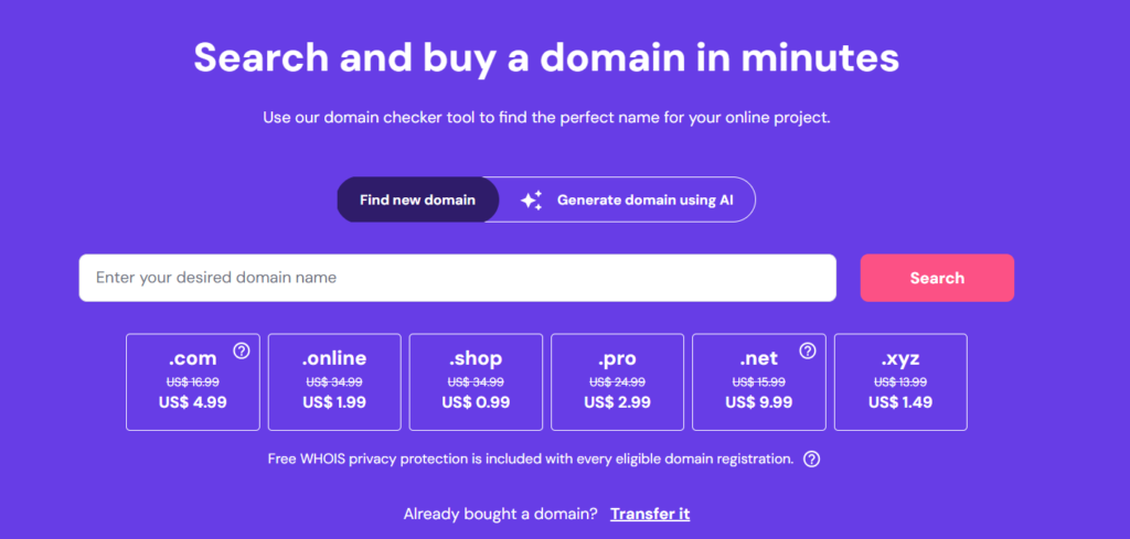 domain name