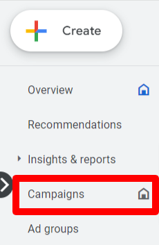 Step 1 Lead Ad Campaign in Google Ads