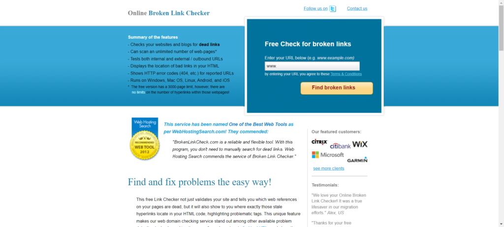 Free-Broken-Link-Checker