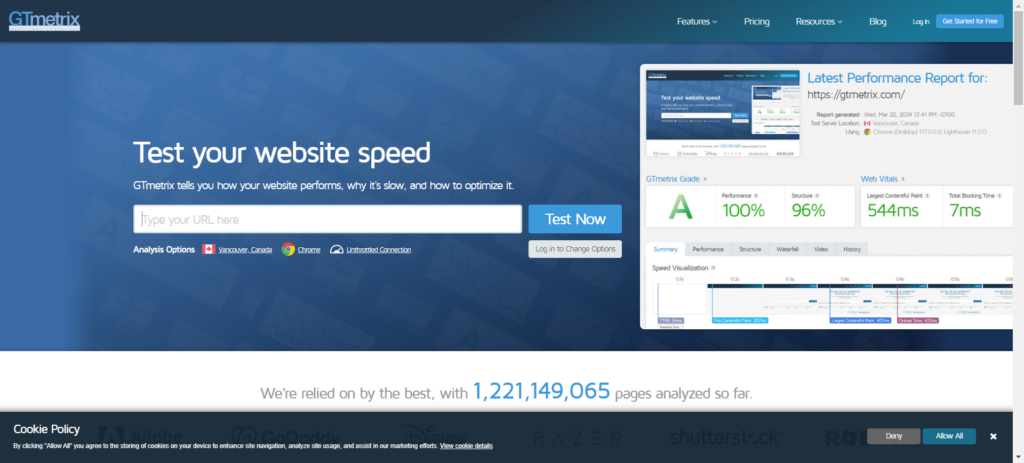 GTmetrix-Website-Performance-Testing-and-Monitoring
