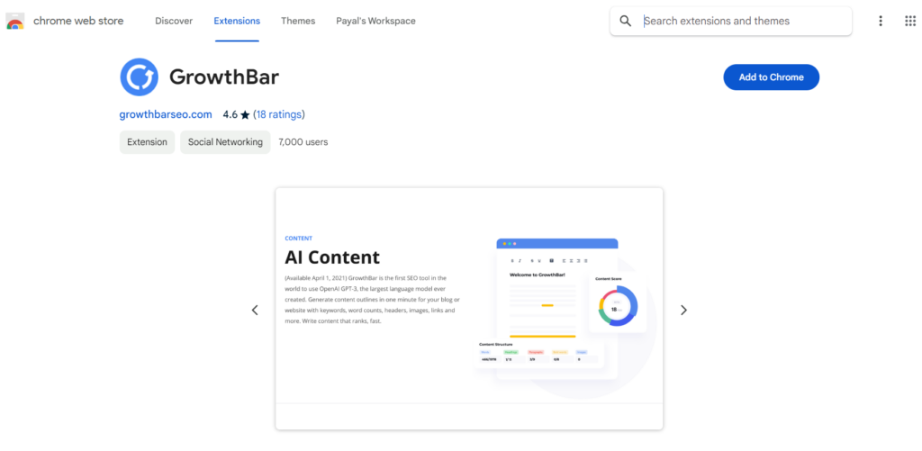 GrowthBar