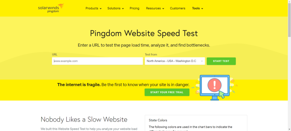 Website-Speed-Test-Pingdom-Tools