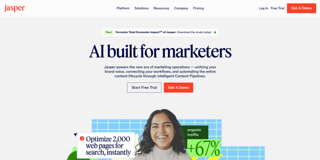 Jasper AI tools for digital marketing