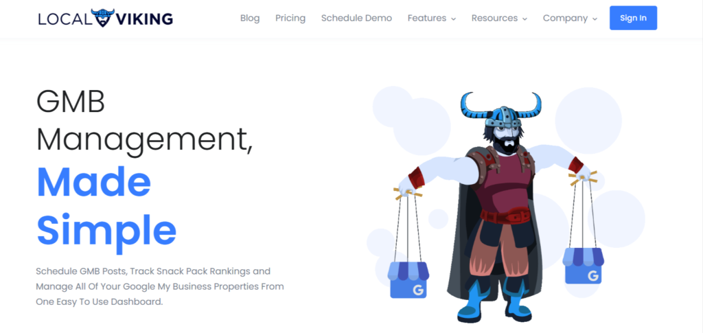 Local viking gmb management tool