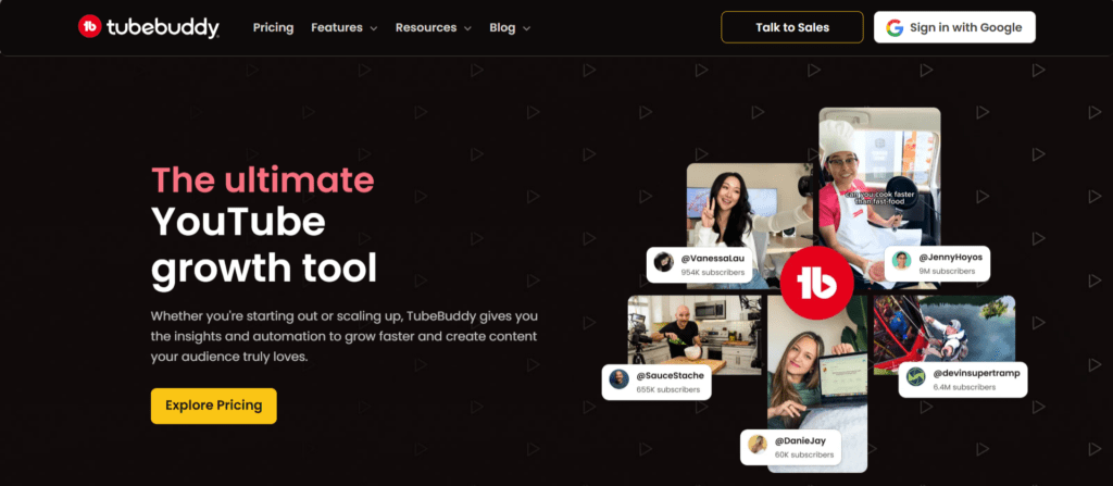 TubeBuddy Youtube Rank Tracking tool