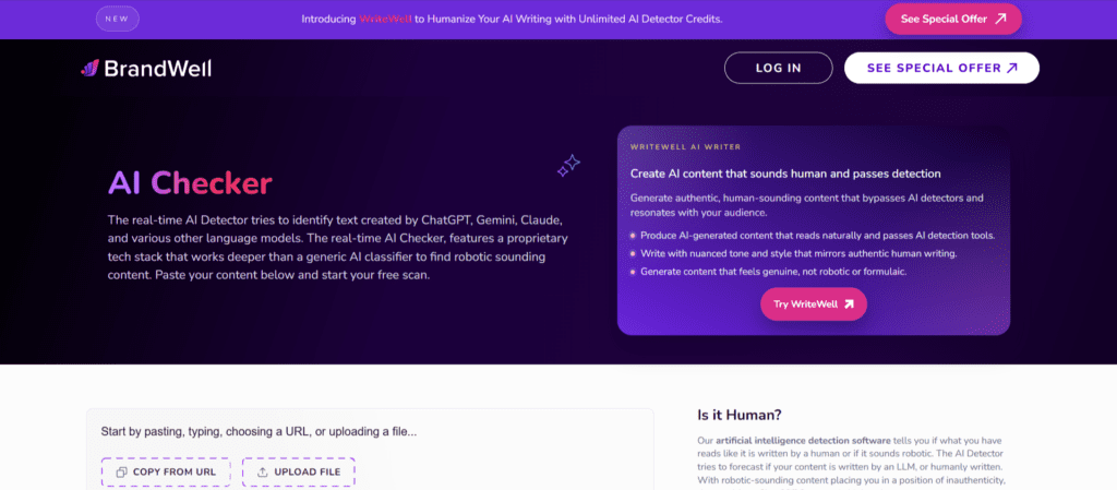 Content at Scale AI Detector