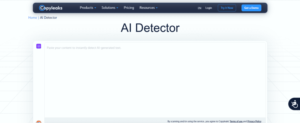 Copyleaks AI Detector