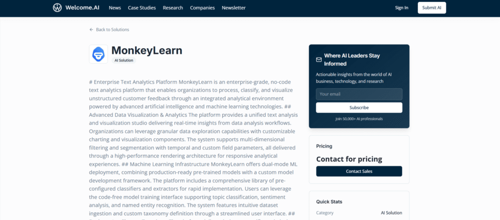 MonkeyLearn