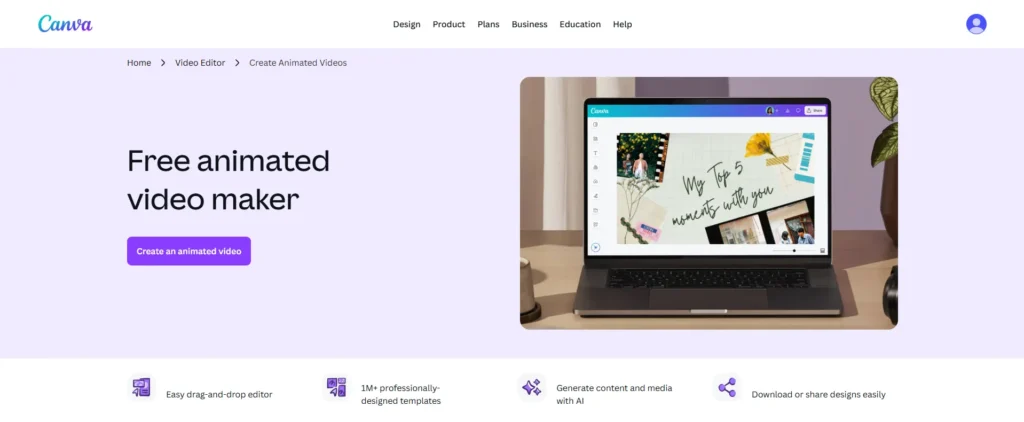 Canva Animated Video Maker