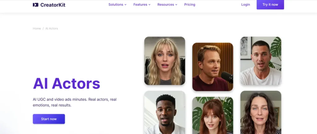Creatorkit AI Actors