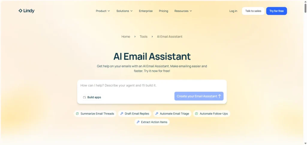 Lindy AI Email Assistant