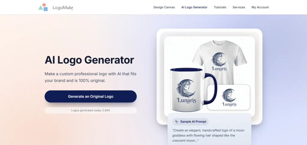 LogoMakr AI Logo Generator