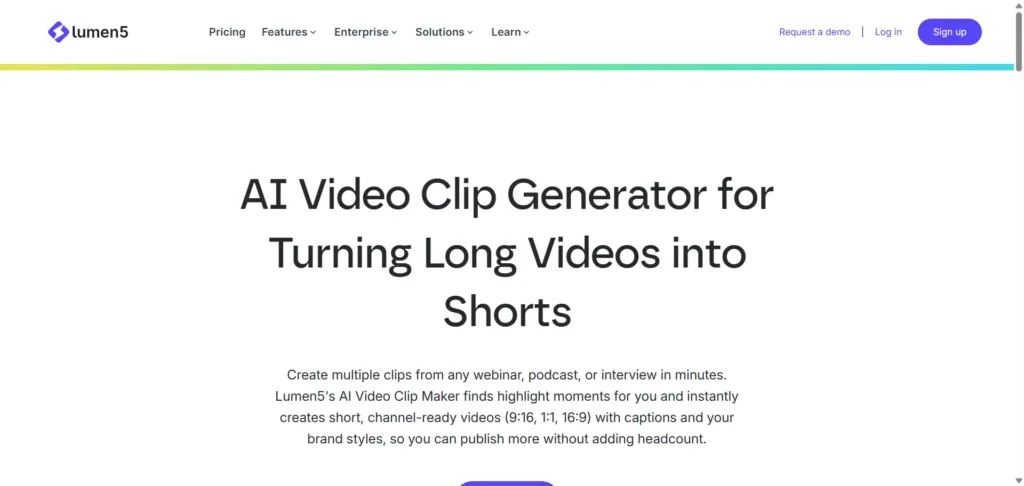 Lumen5 Video Clip Maker