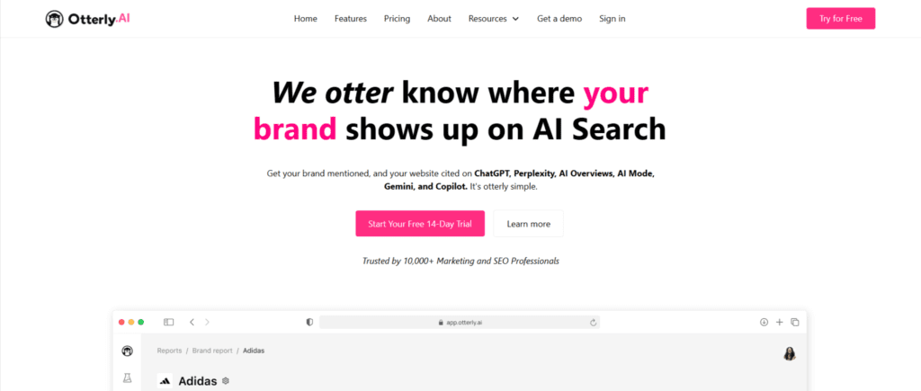 Otterly ai visibility tool