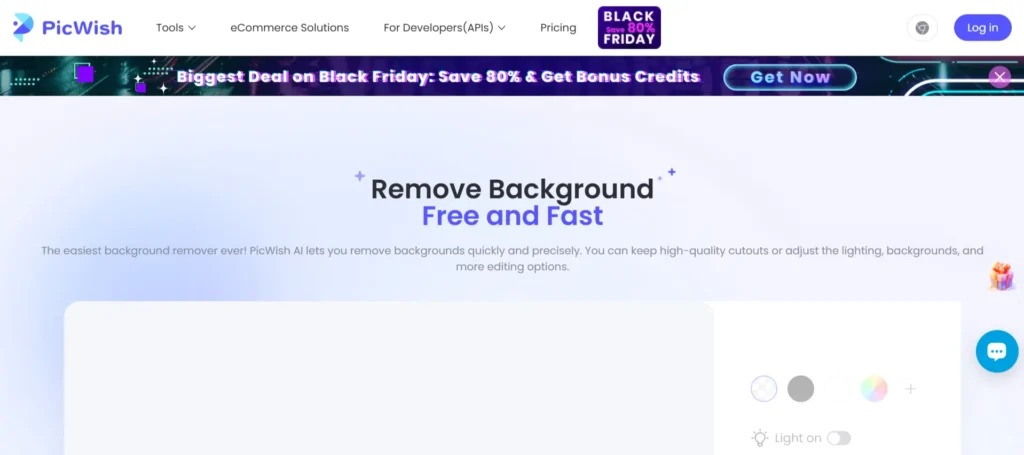 PicWish AI background remover tool