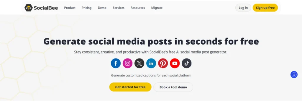 SocialBee AI Post Generator