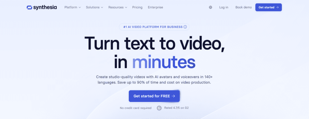 Synthesia video ai generator