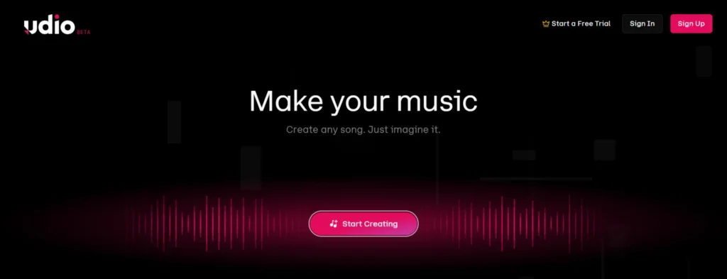 Udio ai music tool