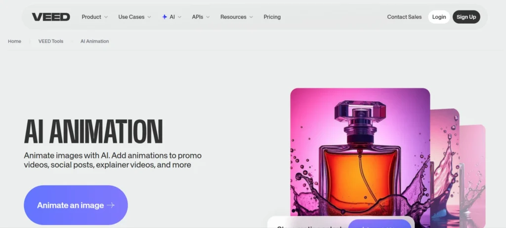 VEED AI Animation Maker