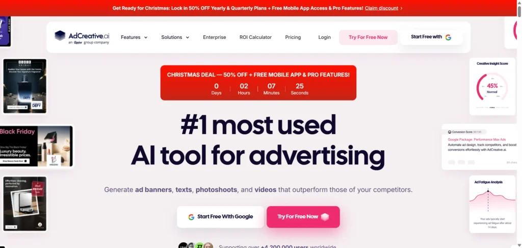 adcreative AI tool for advertising