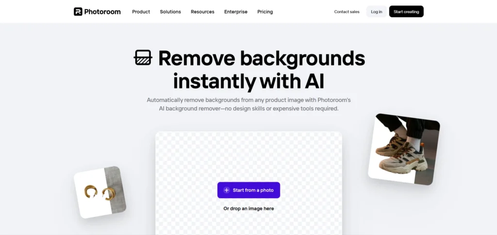 photoroom ai background remover
