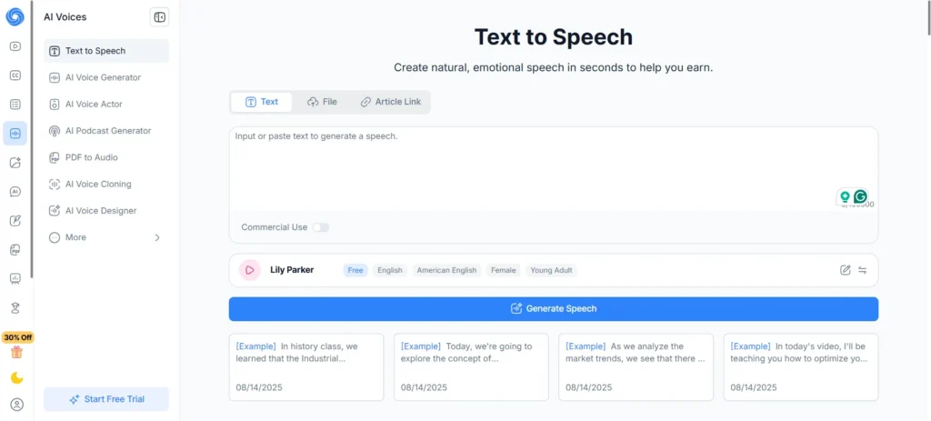 Notegpt Text to Speech