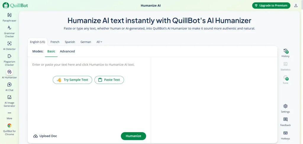 QuillBot AI Humanizer