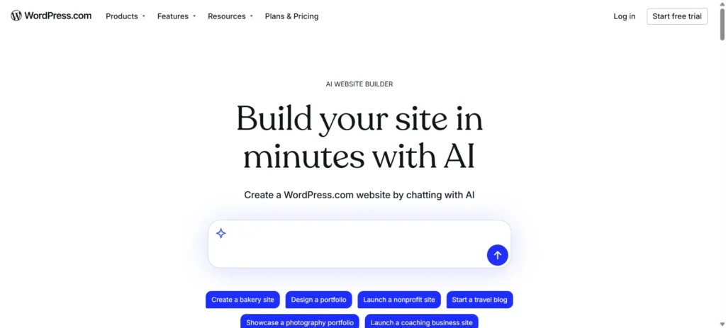 WordPress AI Website Builder