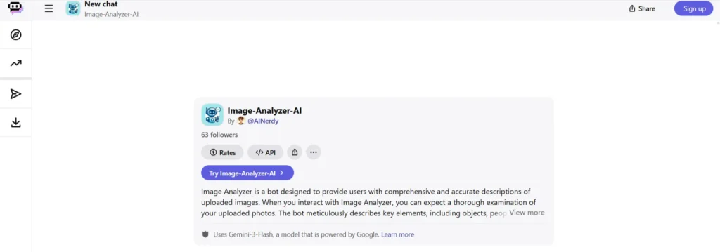 Poe Image-Analyzer AI