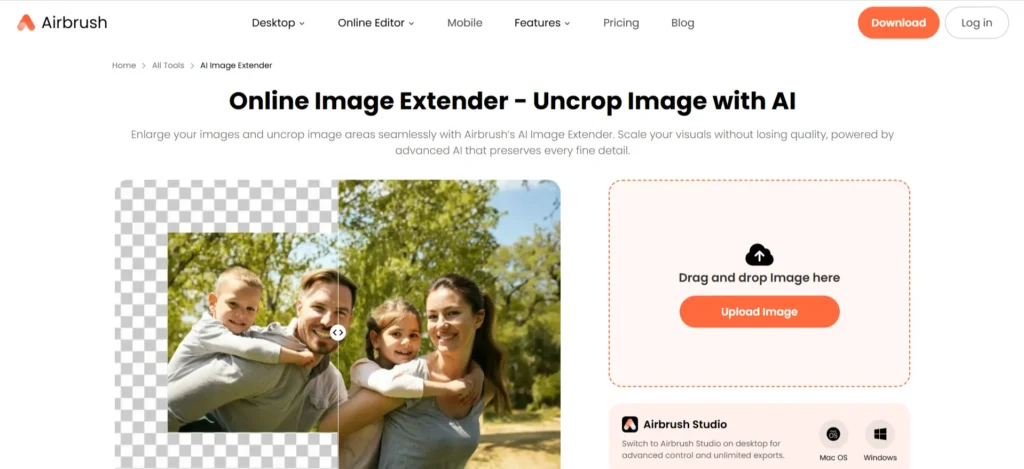 Airbrush Image Extender