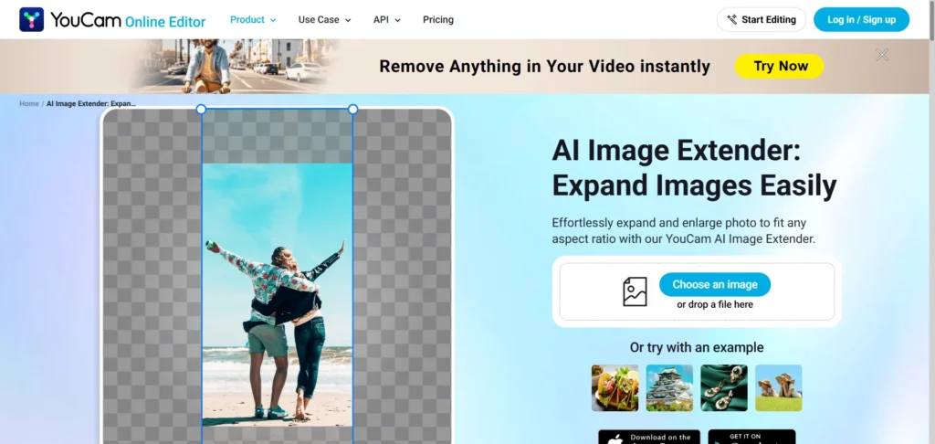 Youcam AI Image Extender