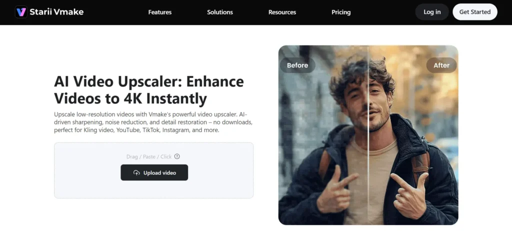 Vmake AI Video Upscaler