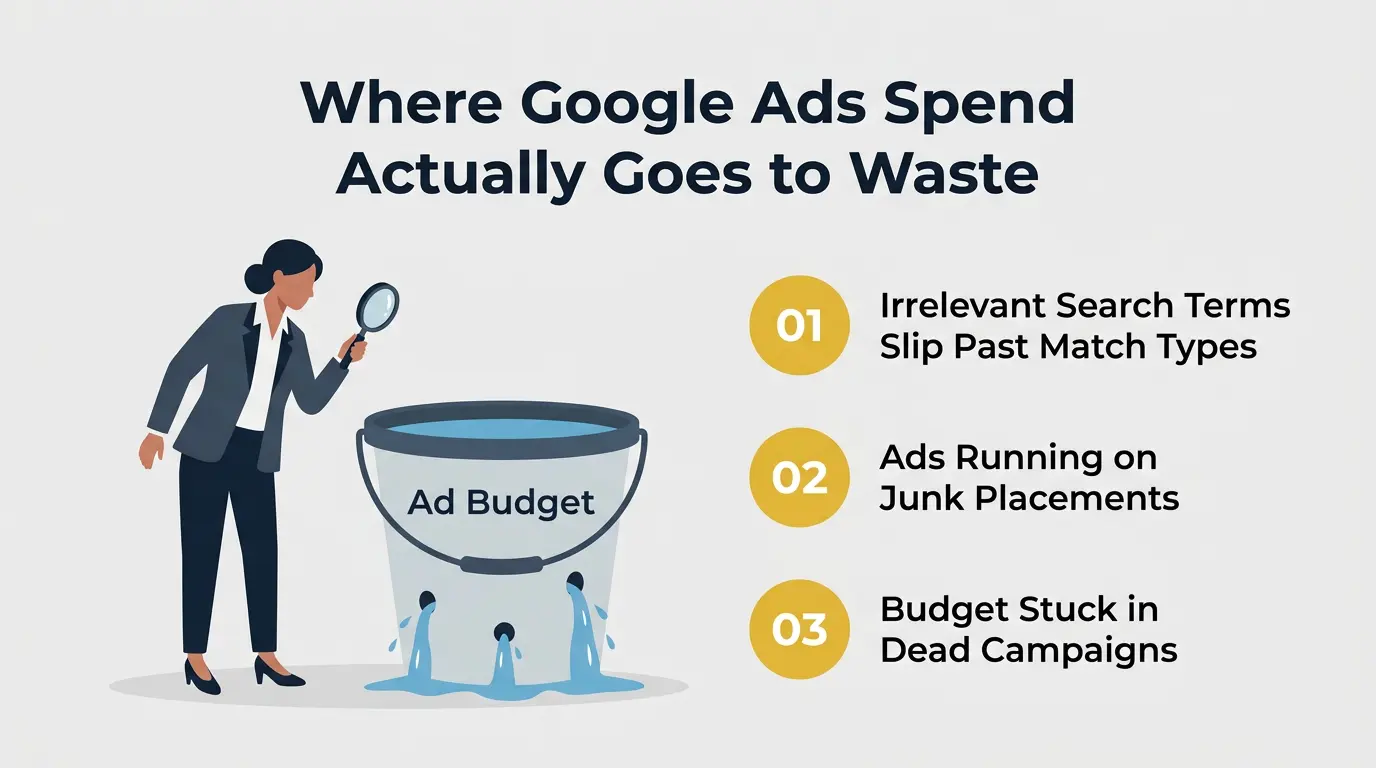 01 Google Ads Automation - Where Google Ads Spend Actually Goes to Waste