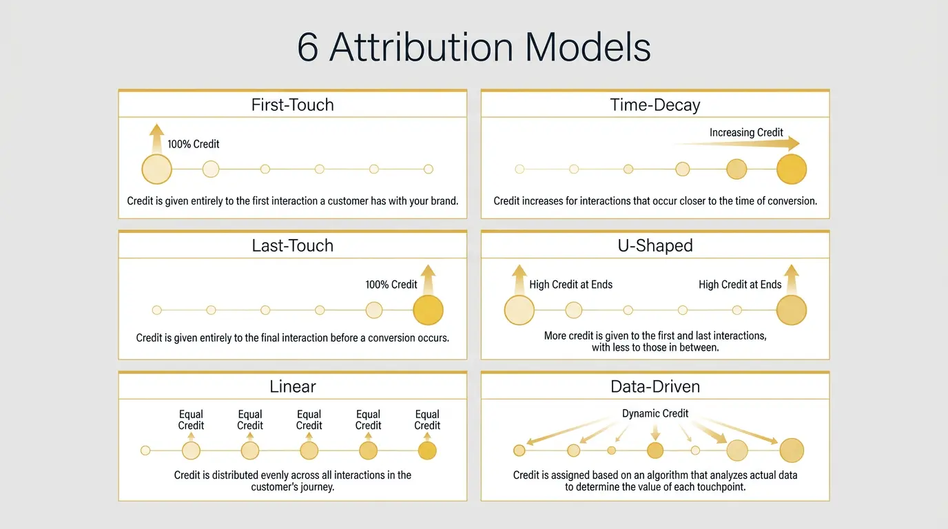 6 Marketing Attribution Models and When Each One Makes Sense
