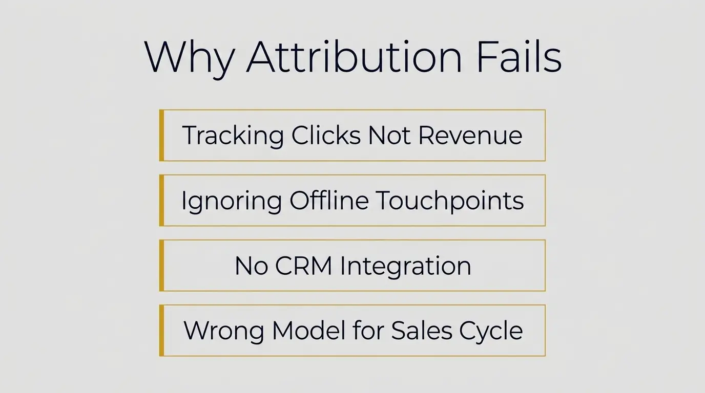 Why Most Marketing Attribution Models Fail to Track Real Revenue