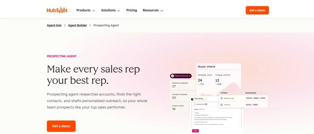 HubSpot Prospecting Agent