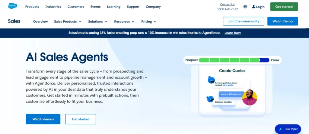 Salesforce Agentforce Sales