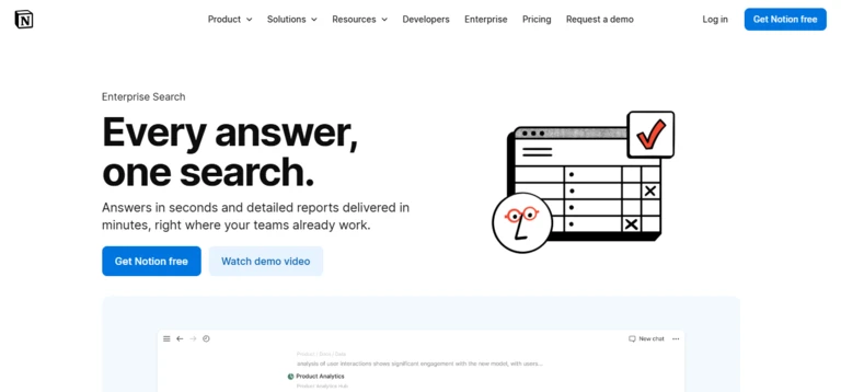 Notion Enterprise Search