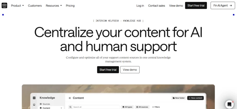 Intercom Knowledge Hub