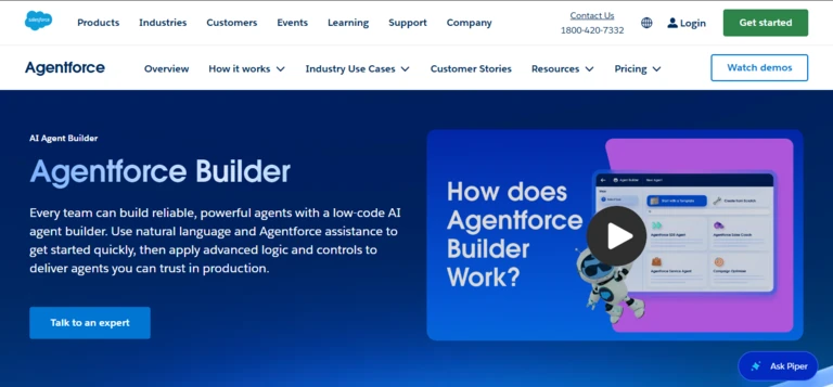 Salesforce Agentforce Builder