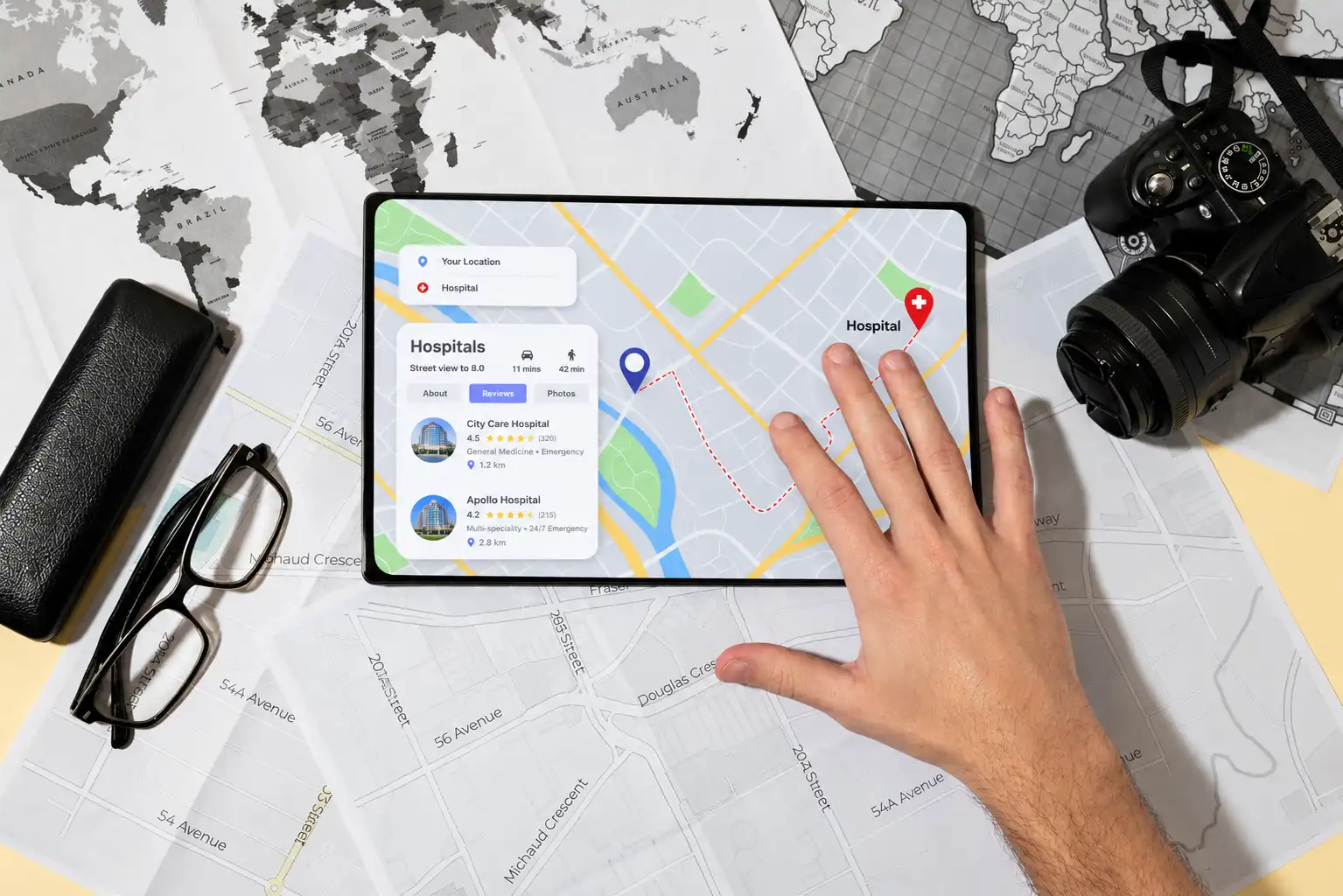 Hospita & Google Maps Image