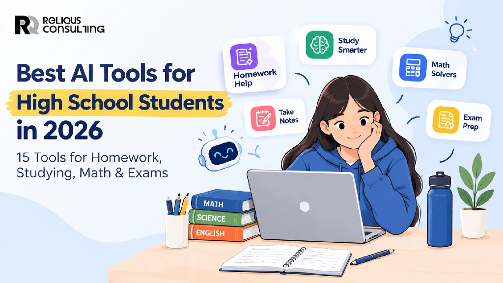 Best AI Tools for High School Students in 2026: 15 Tools for Homework, Studying, Math & Exams
