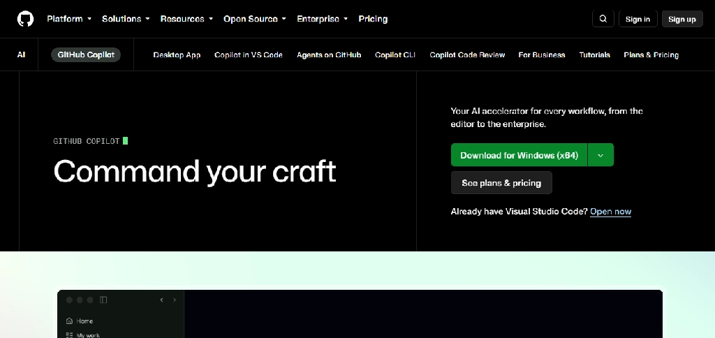 GitHub Copilot AI Tool Image