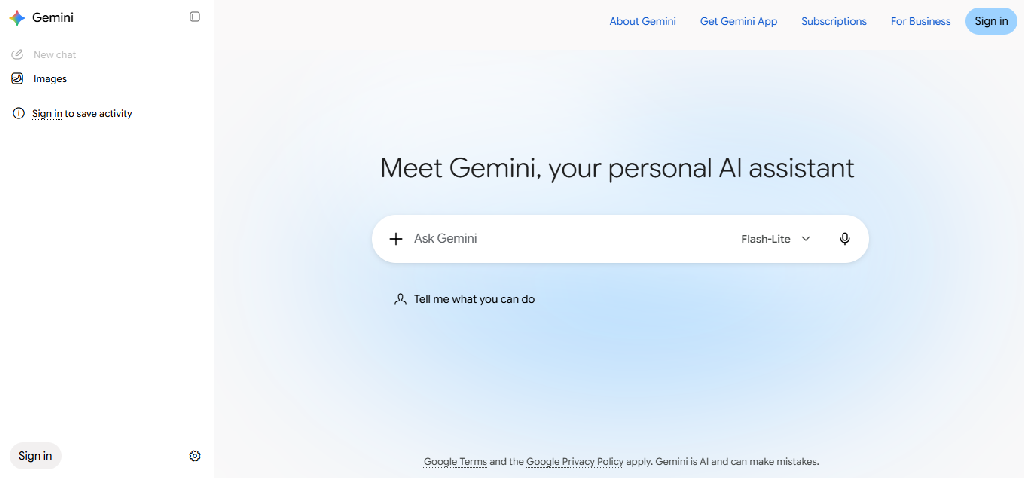 Google Gemini AI Tool Image