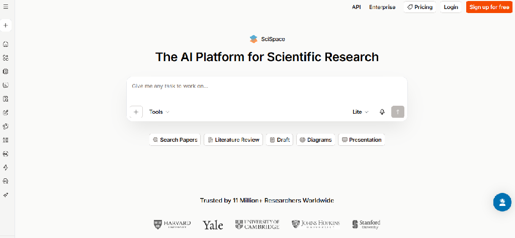 Scispace AI Tool Image