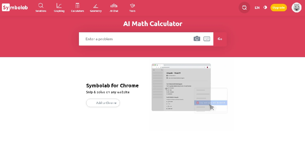Symbolab AI Tool Image